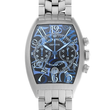 フランクミュラー カサブランカ カモフラージュ 8883CCCDTBR CAMOUFLAGE AC ブルー メンズ 時計 【中古】【wristwatch】