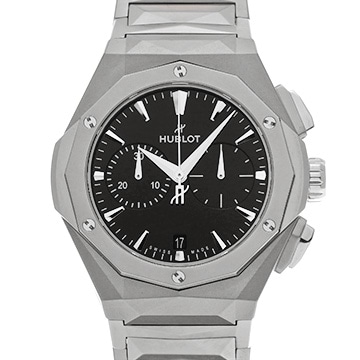 ウブロ クラシックフュージョン クロノグラフ オーリンスキー フルチタニウム 549.NI.1270.NI.ORL23 ブラック メンズ 時計 【中古】【wristwatch】