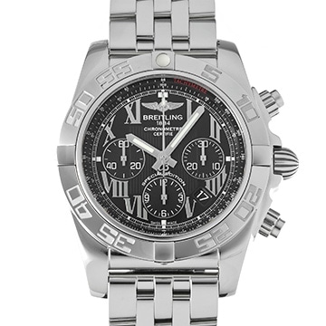 ブライトリング クロノマット 44 AB011012/BD89 ブラック メンズ 時計 【中古】【wristwatch】