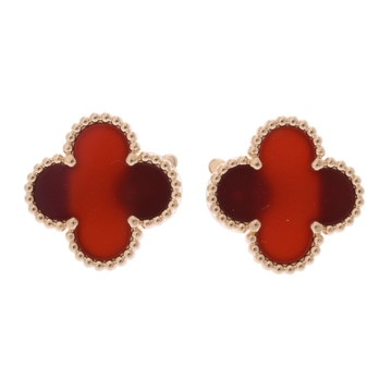 ヴァン クリーフ&アーペル ヴィンテージアルハンブラ イヤリング ゴールド VCARD40400 K18イエローゴールド YG レディース ジュエリー 【中古】【jewelry】