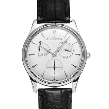 ジャガー ルクルト マスター ウルトラスリム リザーブ・ド・マルシェ Q1378420 シルバーグレー メンズ 時計 【中古】【wristwatch】