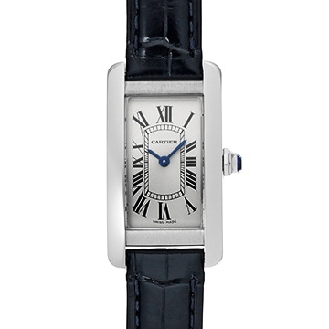 カルティエ タンク アメリカン SM WSTA0043 シルバー レディース 時計 【中古】【wristwatch】