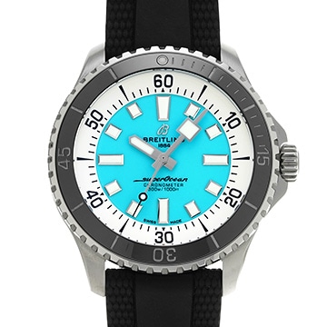 ブライトリング スーパーオーシャン オートマチック 44 A17376211L2S1 ターコイズ メンズ 時計 【中古】【wristwatch】