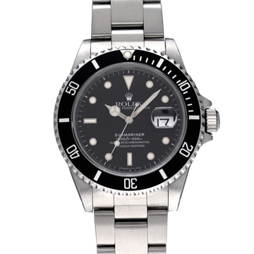 ロレックス サブマリーナ デイト 16610 ブラック メンズ 時計 【中古】【wristwatch】