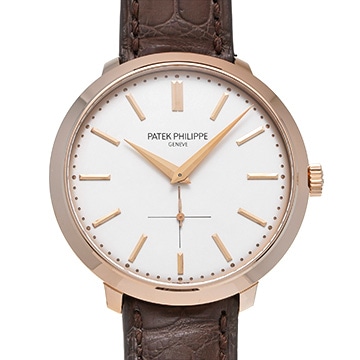パテック フィリップ カラトラバ 5123R-001 シルバー メンズ 時計 【中古】【wristwatch】