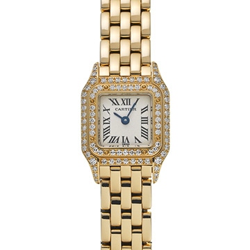 カルティエ ミニパンテール WF3141B9 ホワイト レディース 時計 【中古】【wristwatch】