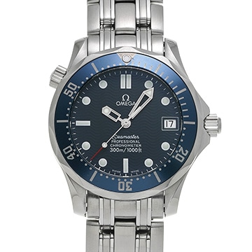 オメガ シーマスター 300 デイト 2551.80 ブルー メンズ 時計 【中古】【wristwatch】