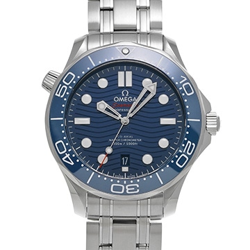 オメガ シーマスター ダイバー300 コーアクシャル マスタークロノメーター 210.30.42.20.03.001 ブルー メンズ 時計 【中古】【wristwatch】