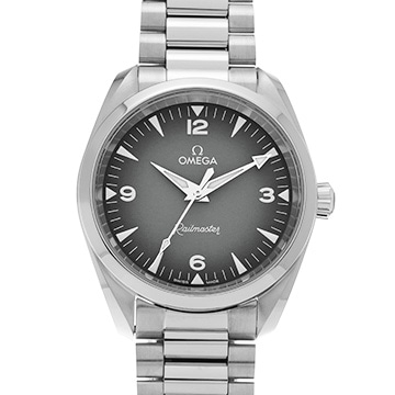 オメガ シーマスター レイルマスター コーアクシャル マスター クロノメーター 235.10.38.20.06.001 グレー メンズ 時計 【新品】【wristwatch】