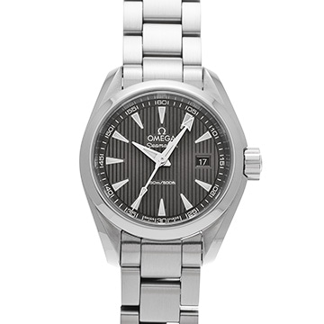 オメガ シーマスター アクアテラ クォーツ 231.10.30.60.06.001 グレー レディース 時計 【中古】【wristwatch】
