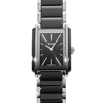 ラドー インテグラル 153.0223.3 ブラック レディース 時計 【中古】【wristwatch】