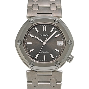 セイコー クレドール ロコモティブ GCCR999 グレー メンズ 時計 【中古】【wristwatch】