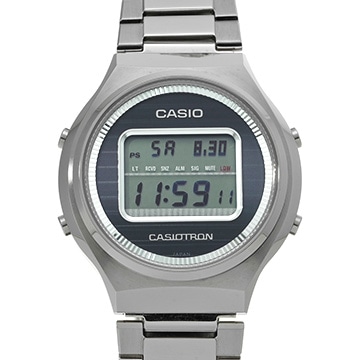 カシオ カシオトロン  復刻限定モデル TRN-50-2AJR ブルー メンズ 時計 【中古】【wristwatch】