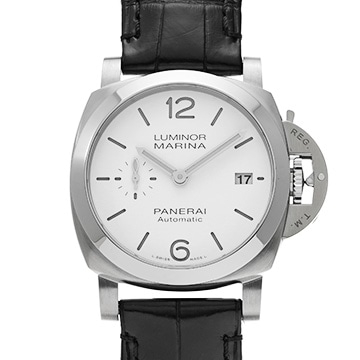 パネライ ルミノール クアランタ PAM01371 ホワイト メンズ 時計 【中古】【wristwatch】