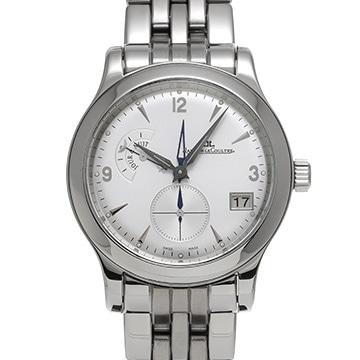 ジャガー ルクルト マスター ホームタイム Q1628120 シルバー メンズ 時計 【中古】【wristwatch】