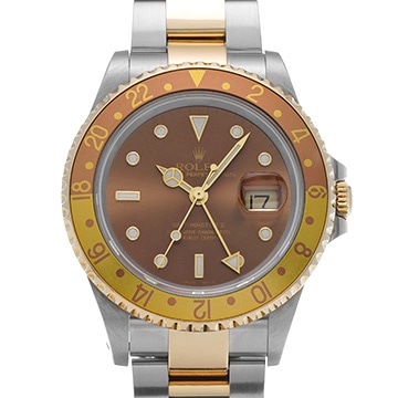 ロレックス GMTマスターII 16713 ブラウン メンズ 時計 【中古】【wristwatch】