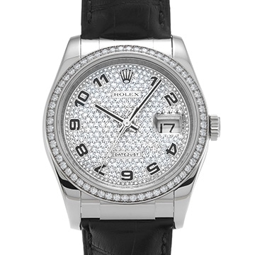 ロレックス デイトジャスト 116189 ダイヤモンド メンズ 時計 【中古】【wristwatch】