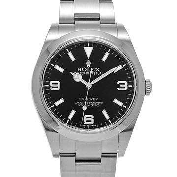 ロレックス エクスプローラー 214270 ブラック メンズ 時計 【中古】【wristwatch】