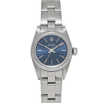 ロレックス オイスターパーペチュアル 67230 ブルー レディース 時計 【中古】【wristwatch】