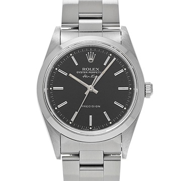 ロレックス エアキング 14000 ブラック メンズ 時計 【中古】【wristwatch】
