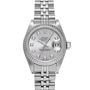 ロレックス デイトジャスト 79174G シルバー/ダイヤモンド レディース 時計 【中古】【wristwatch】