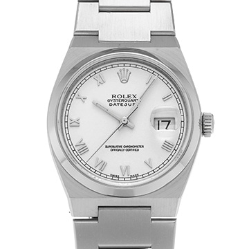 ロレックス オイスタークォーツ デイトジャスト 17000 ホワイト メンズ 時計 【中古】【wristwatch】