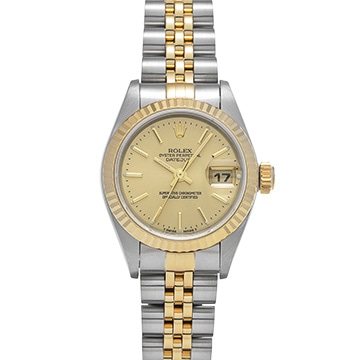 ロレックス デイトジャスト 79173 シャンパン レディース 時計 【中古】【wristwatch】