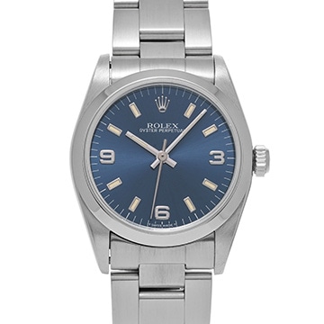 ロレックス オイスターパーペチュアル 67480 ブルー ユニセックス 時計 【中古】【wristwatch】