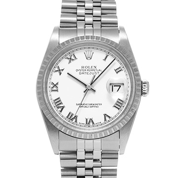 ロレックス デイトジャスト 16220 ホワイト メンズ 時計 【中古】【wristwatch】