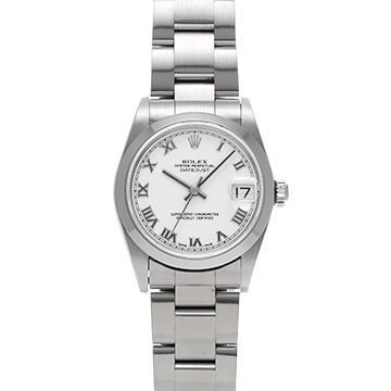 ロレックス デイトジャスト 78240 ホワイト ユニセックス 時計 【中古】【wristwatch】
