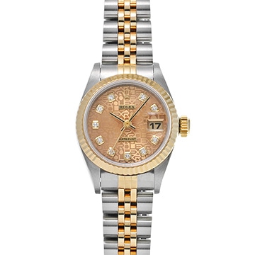 ロレックス デイトジャスト 69173G シャンパンコンピュータ/ダイヤモンド レディース 時計 【中古】【wristwatch】