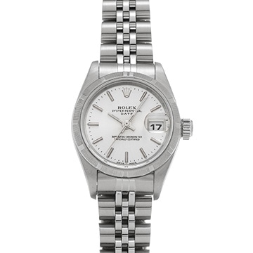 ロレックス オイスターパーペチュアル デイト 79190 シルバー レディース 時計 【中古】【wristwatch】