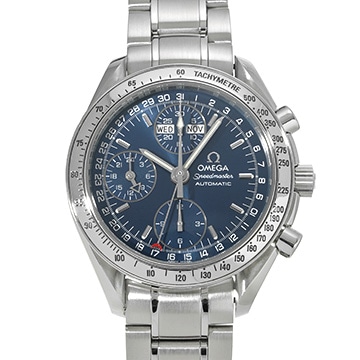 オメガ スピードマスター トリプルカレンダー 3523.80 ブルー メンズ 時計 【中古】【wristwatch】