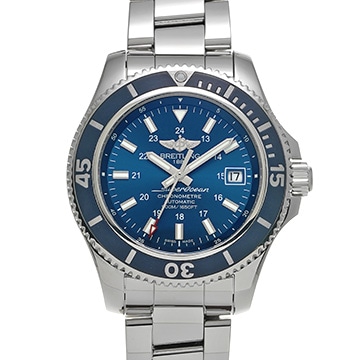 ブライトリング スーパーオーシャン II 42 ジャパンリミテッド A17365D1/C915 ブルー メンズ 時計 【中古】【wristwatch】