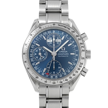 オメガ スピードマスター トリプルカレンダー 3523.80 ブルー メンズ 時計 【中古】【wristwatch】