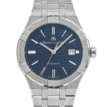 モーリス ラクロア アイコン オートマティック AI6008-SS002-430-2 ブルー メンズ 時計 【中古】【wristwatch】