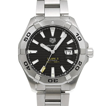 タグ ホイヤー アクアレーサー キャリバー5 WAY2010.BA0927 ブラック メンズ 時計 【中古】【wristwatch】