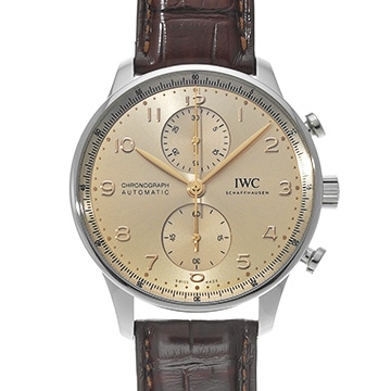 IWC ポルトギーゼ クロノグラフ IW371624 デューン メンズ 時計 【中古】【wristwatch】