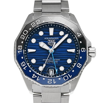 タグ ホイヤー アクアレーサー プロフェッショナル300 GMT キャリバーTH31-03 COSC WBP5114.BA0013 ブルー メンズ 時計 【中古】【wristwatch】