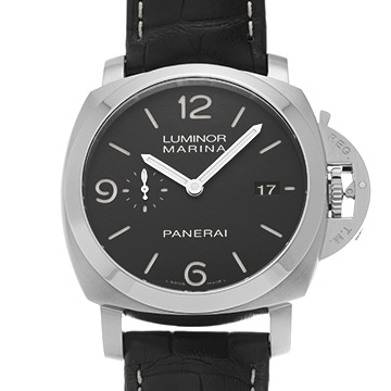 パネライ ルミノールマリーナ 1950 3デイズ アッチャイオ PAM00312 ブラック メンズ 時計 【中古】【wristwatch】