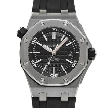 オーデマ ピゲ ロイヤルオーク オフショア ダイバー 15703ST.OO.A002CA.01 ブラック メンズ 時計 【中古】【wristwatch】