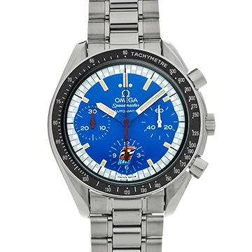 オメガ スピードマスター レーシング ミハエル・シューマッハ 3510.80 ブルー メンズ 時計 【中古】【wristwatch】