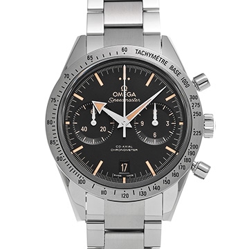 オメガ スピードマスター '57 コーアクシャル 331.10.42.51.01.002 ブラック メンズ 時計 【中古】【wristwatch】