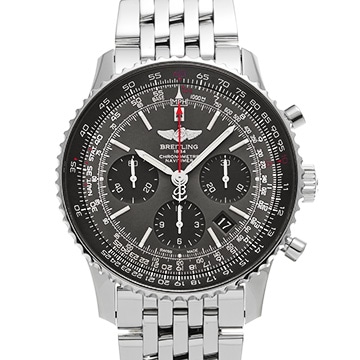 ブライトリング ナビタイマー 01 ストラトスグレイ リミテッド AB012124/F569 グレー/ブラック メンズ 時計 【中古】【wristwatch】