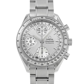 オメガ スピードマスター トリプルカレンダー 3523.30 シルバー メンズ 時計 【中古】【wristwatch】