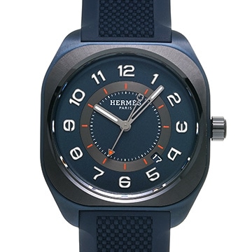 エルメス H08 39mm SP1.744.630 ブルー メンズ 時計 【中古】【wristwatch】