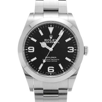 ロレックス エクスプローラー 214270 ブラック メンズ 時計 【中古】【wristwatch】
