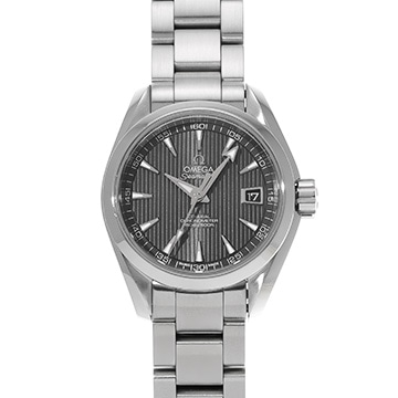 オメガ シーマスター アクアテラ コーアクシャル 231.10.30.20.06.001 グレー レディース 時計 【中古】【wristwatch】