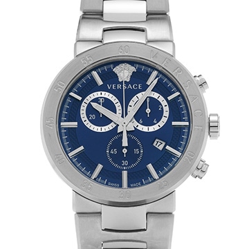 ヴェルサーチ アーバンミスティーク クロノグラフ VEPY00420 ブルー メンズ 時計 【中古】【wristwatch】