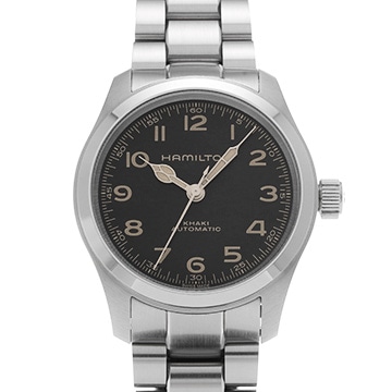 ハミルトン カーキ フィールド マーフ H70405130 ブラック メンズ 時計 【中古】【wristwatch】